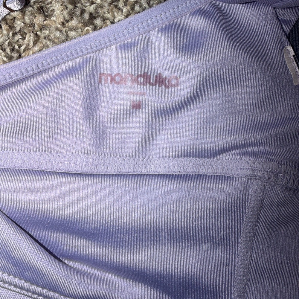 Manduka Women's Purple Sports Bra - Picture 6 of 7